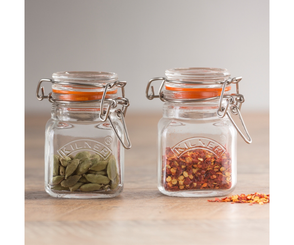 Rayware Clip Top Square Spice Jar 70ml