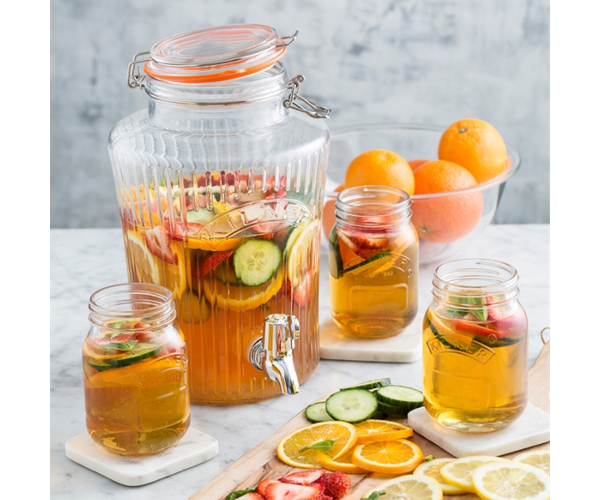 rayware Clip Top Vintage Drinks Dispenser 5 Litre