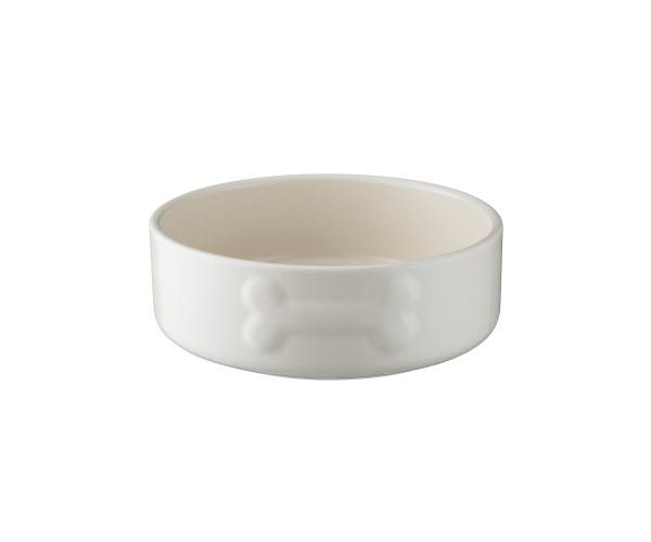 rayware Colour Mix 15cm Cream Dog Bowl