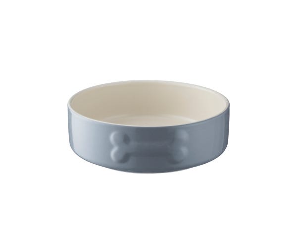 rayware Colour Mix 15cm Grey Dog Bowl