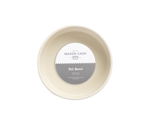 Rayware Colour Mix 20cm Cream Dog Bowl