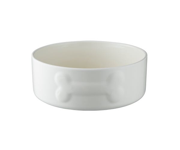 rayware Colour Mix 20cm Cream Dog Bowl