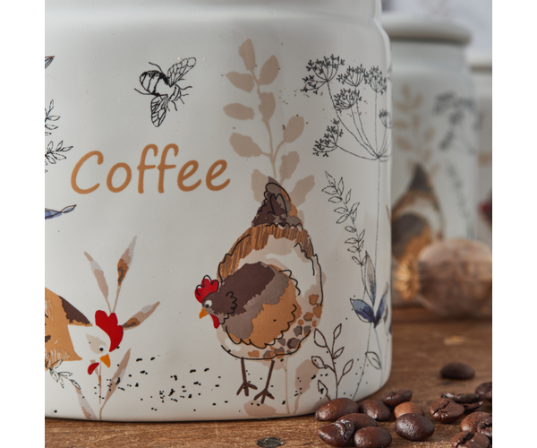 Rayware Country Hens Coffee Storage Jar