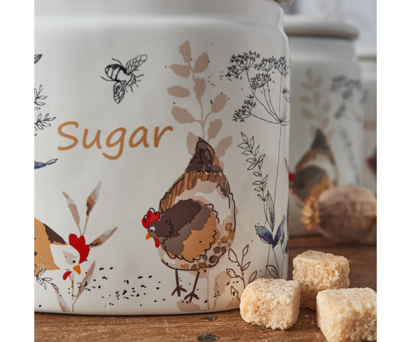 Rayware Country Hens Sugar Storage Jar