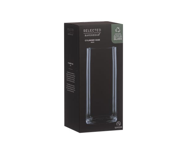Rayware Cylinder Vase 23cm Gift Boxed