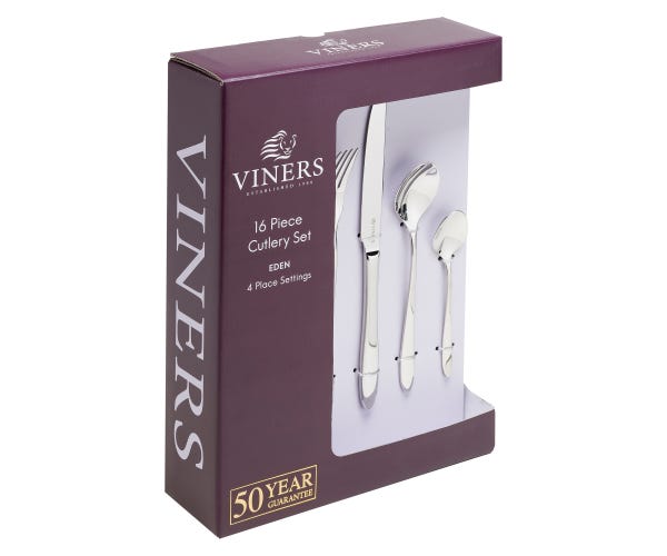 Rayware Eden 18/10 16 Pce Cutlery Set Giftbox