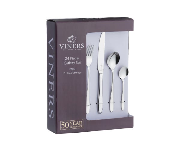 Rayware Eden 18/10 24 Pce Cutlery Set Giftbox