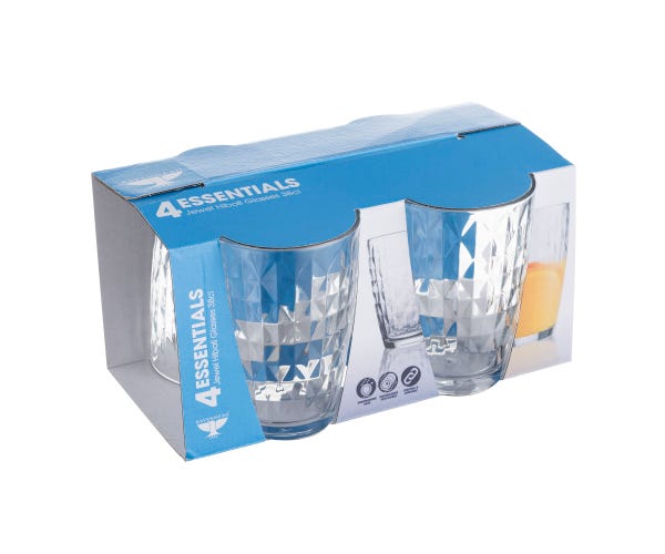 rayware Essentials Jewel Sleeve Of 4 Mixers 31cl