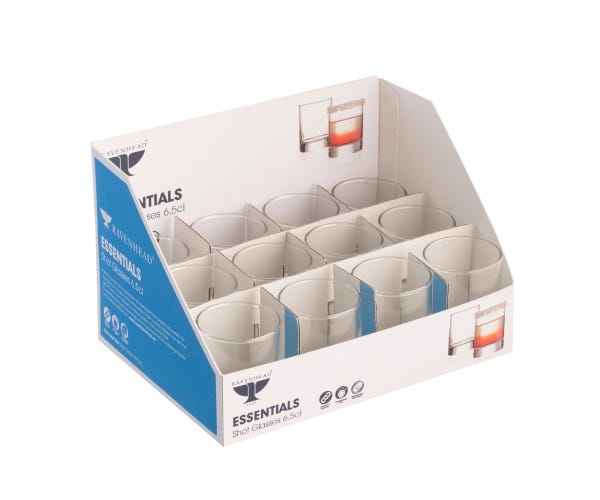 rayware Essentials Shot Glass 6.5cl Cdu