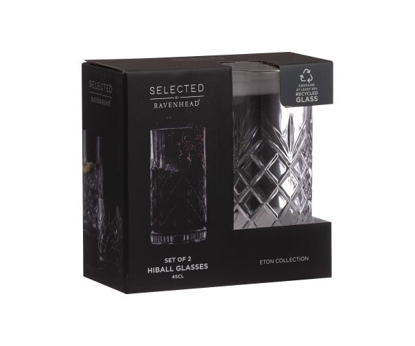 Rayware Eton Set Of 2 Hiball Glasses 45cl