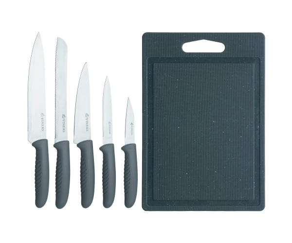 Rayware Everyday 5pce Knife And Board Set
