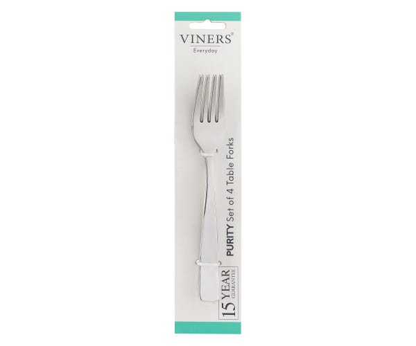 rayware Everyday Purity 18/0 4 Pce Table Fork Set