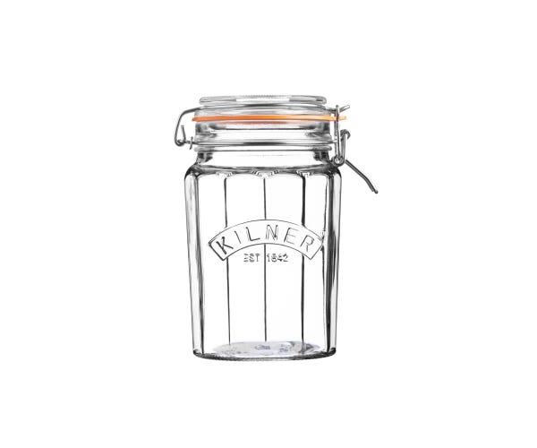 Rayware Facetted Clip Top Jar 0.95 Litre