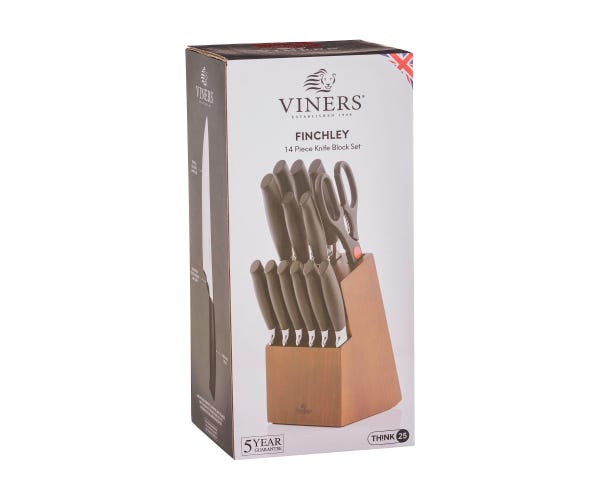 Rayware Finchley 14 Pce Knife Block Set Giftbox