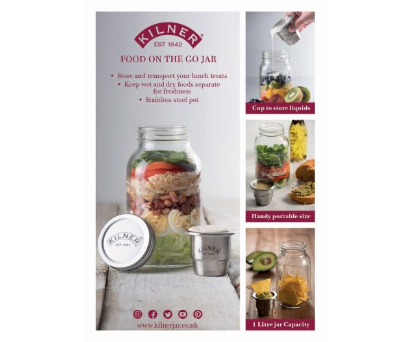 rayware Food On The Go Jar A4 Pos