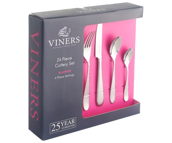 Rayware Glamour 18/0 24 Pce Cutlery Set Giftbox
