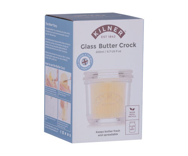 Rayware Glass Butter Crock