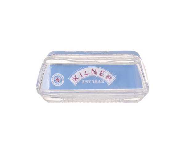 Rayware Glass Butter Dish And Lid