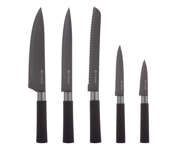 Rayware Graphite 6 Pce Knife Block Set Giftbox