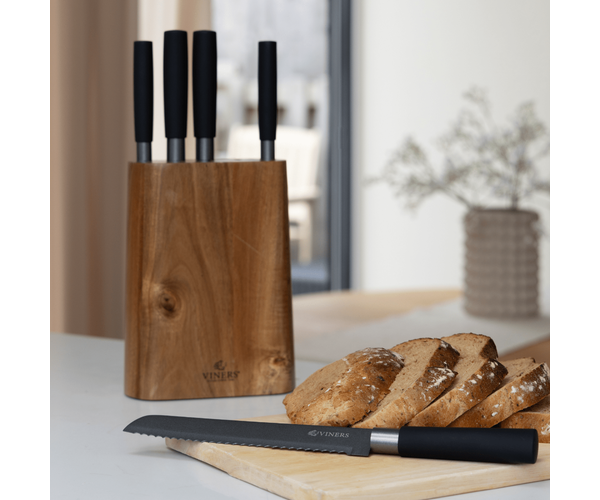 Rayware Graphite 6 Pce Knife Block Set Giftbox