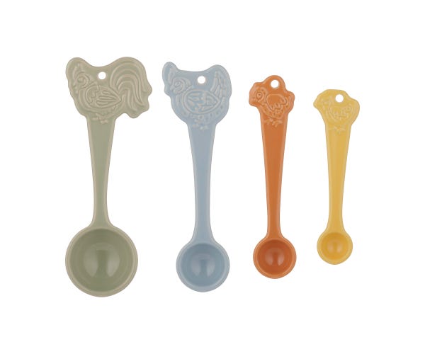rayware Home To Roost Set 4 Measure Spoons