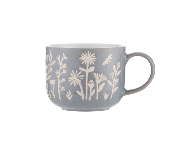 rayware In The Meadow Blue Daisy Mug 400ml