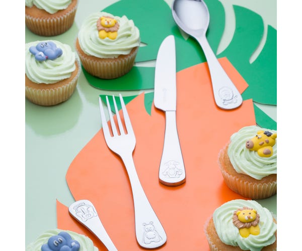 rayware Jungle 4 Pce Kids Cutlery Set 6 In Cdu