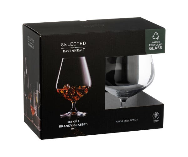 Rayware Kings Brandy Set Of 2 63cl