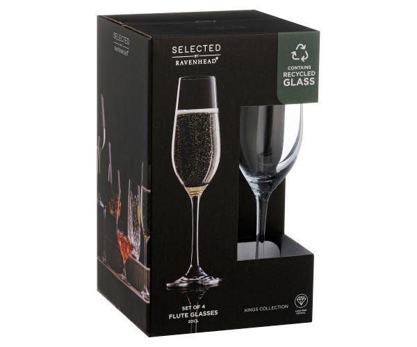 Rayware Kings Flute Set Of 4 20cl