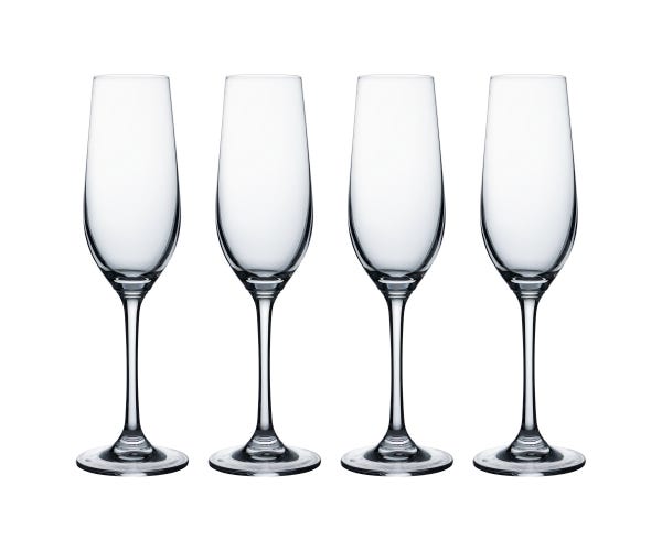 rayware Kings Flute Set Of 4 20cl