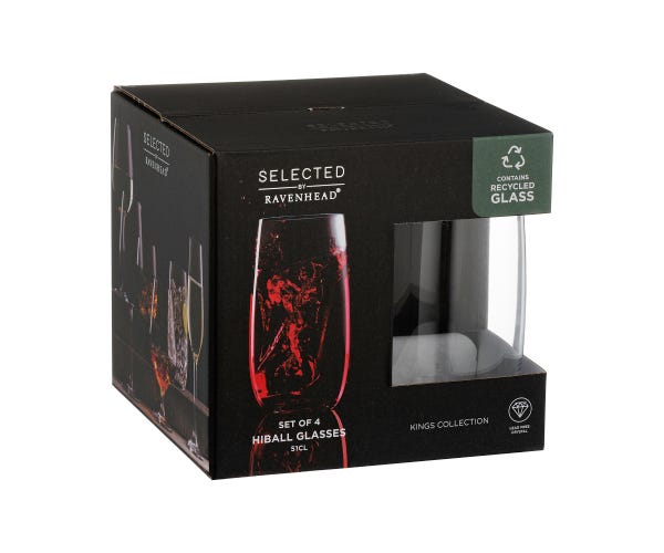 Rayware Kings Hiball Glasses Set Of 4 51cl