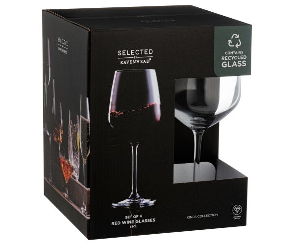 Rayware Kings Red Wine Set Of 4 63cl