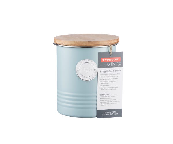 rayware Living Coffee Canister Blue 1 Litre