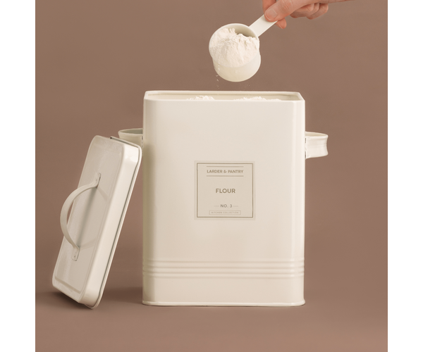 Rayware Living Cream 6l Bulk Storage With Labels