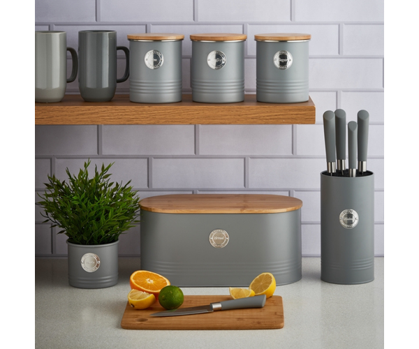 Rayware Living Grey Bread Bin