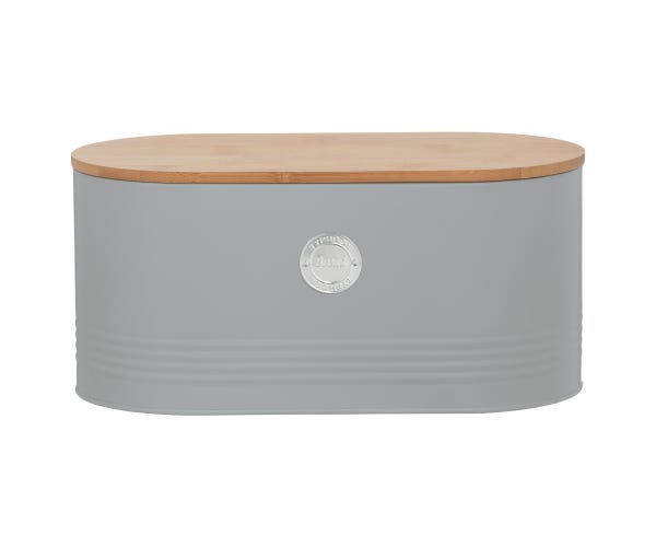 rayware Living Grey Bread Bin