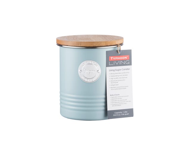 rayware Living Sugar Canister Blue 1 Litre