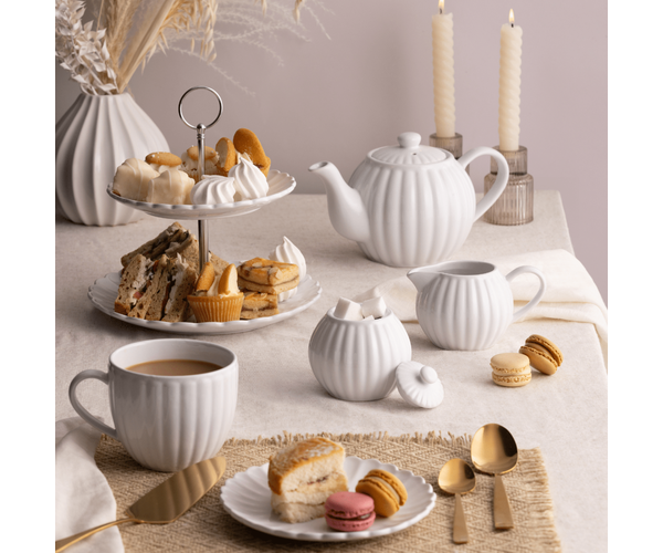 rayware Luxe 2 Tier Cake Stand White