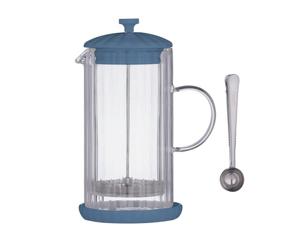 rayware Luxe Cafetiere/French Press Bluebell 1l