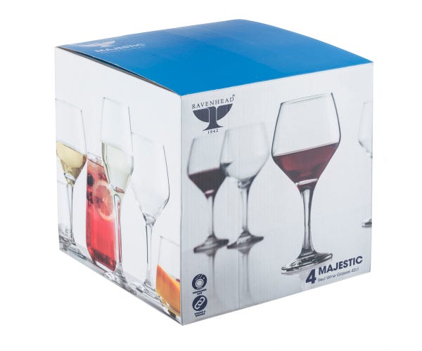 Rayware Majestic Set Of 4 Red Wine Glasses 42cl