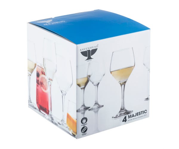 Rayware Majestic Set Of 4 White Wine Glasses 30cl