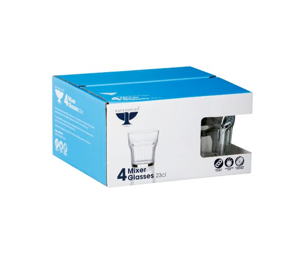 Rayware Manhattan Gift Box 4 Mixer Glasses 23cl