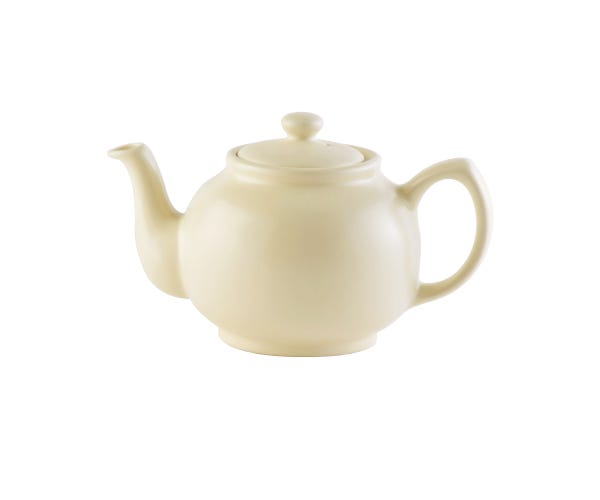 Rayware Matt Cream 6cup Teapot