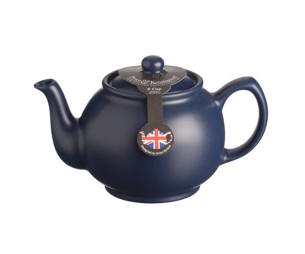 rayware Matt Navy Blue 6cup Teapot