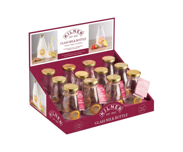 Rayware Milk Bottle 1/3 Pint 189ml