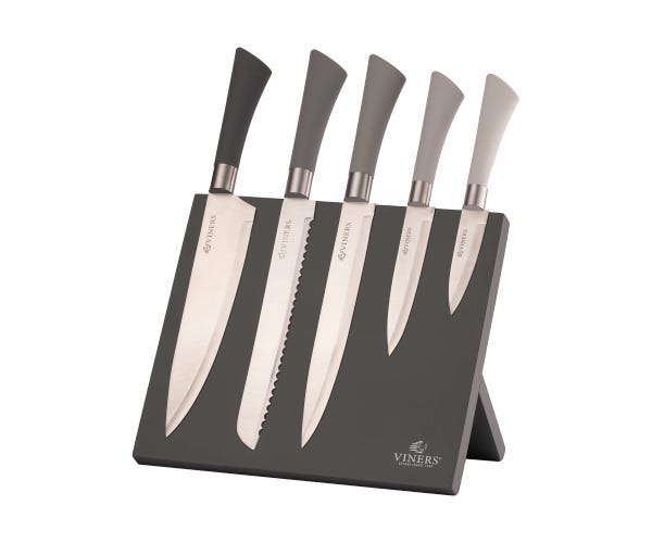 rayware Mono Mix 6pce Knife Block Giftbox