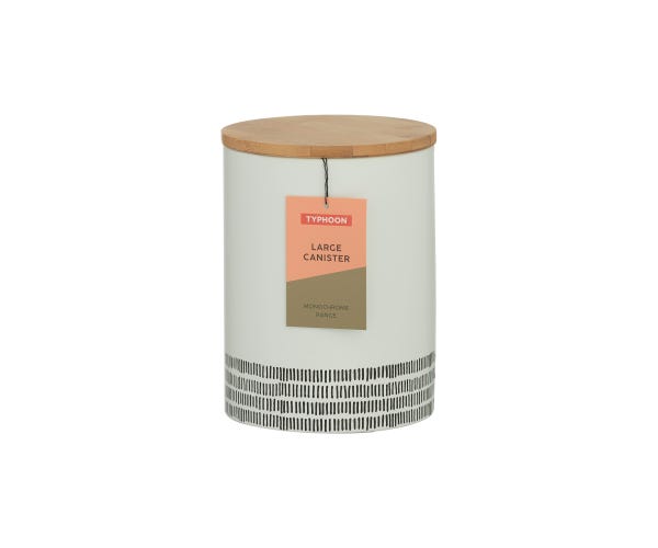 Rayware Monochrome White Large Storage Canister