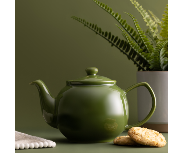 Rayware Olive Green 6cup Teapot