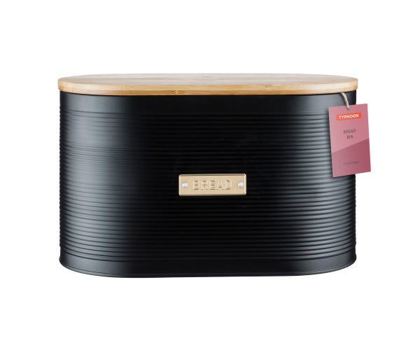 rayware Otto Black Bread Bin