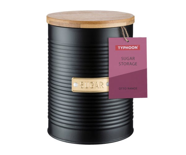 rayware Otto Black Sugar Storage